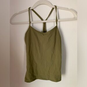Lululemon Power Y Tank Bronze Green Size 4